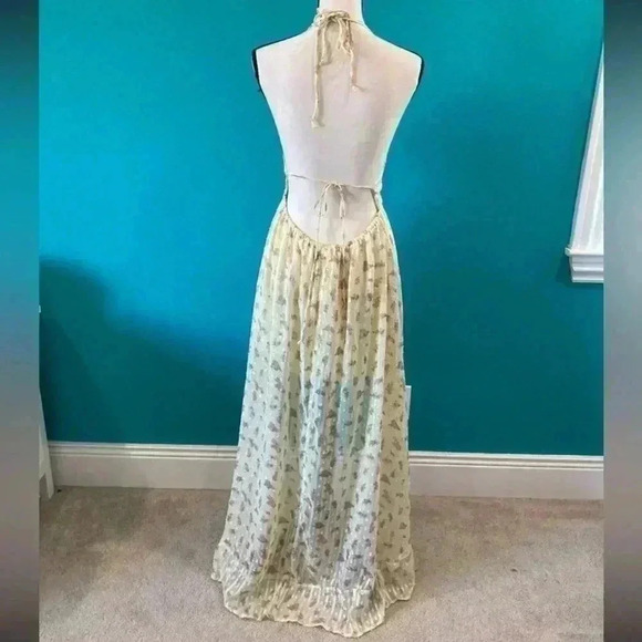 New with tags ASOS DESIGN high low hem tie front beach maxi dress - Picture 7 of 10